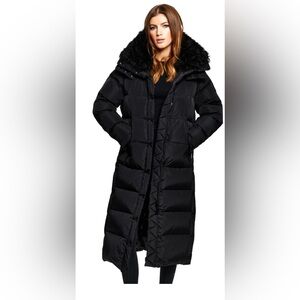 SAM. Women's Black Long Puffer Jacket